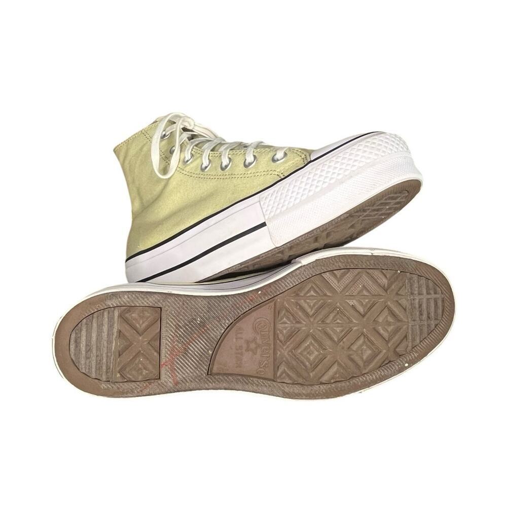 Wmns Converse Chuck Taylor All Star Lift High 'Olive Aura' Size 7.5 - Picture 5 of 6